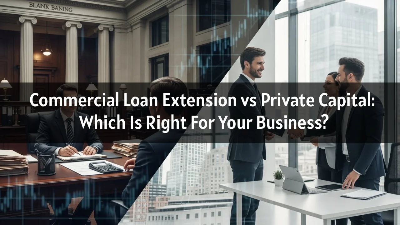 commercial loan extension vs private capital