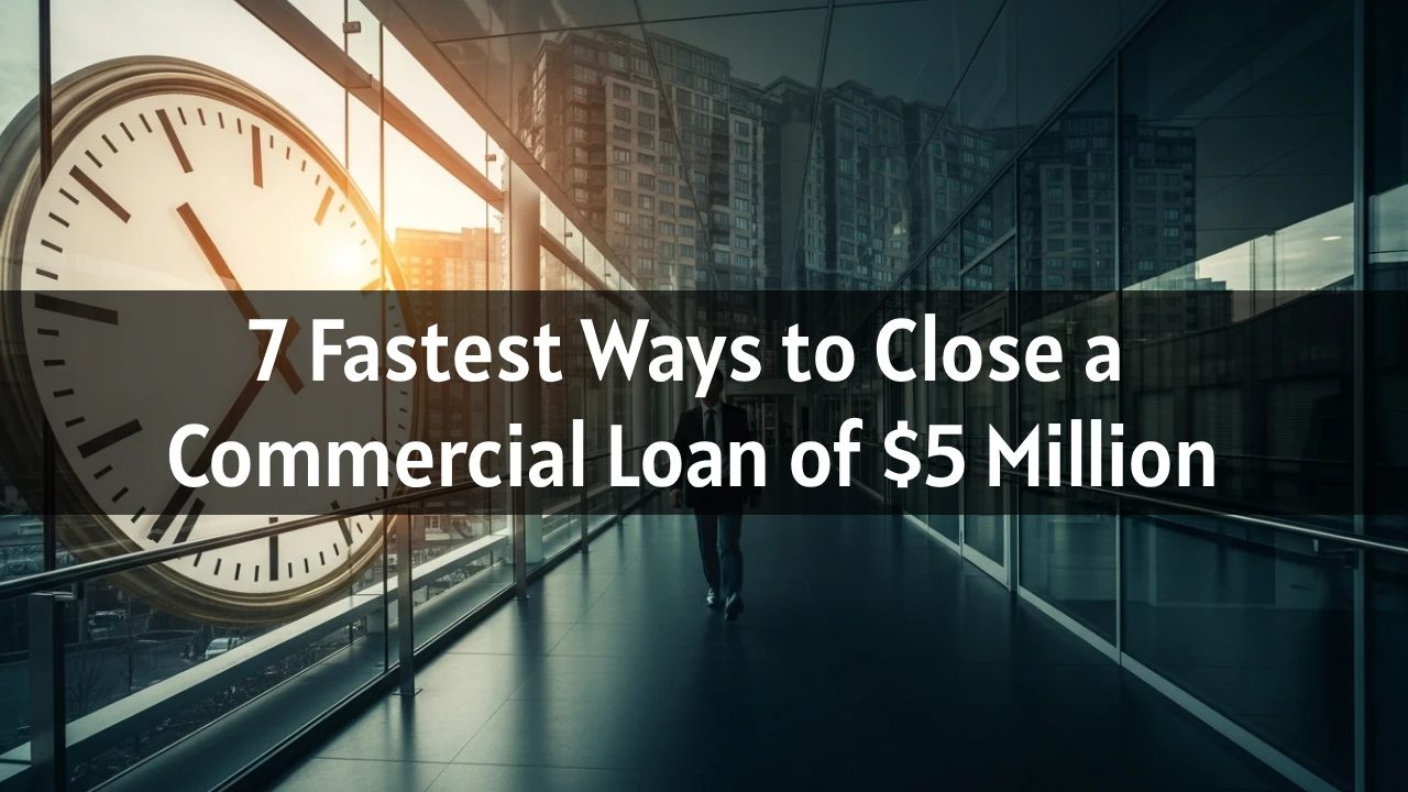 fastest way to close a commercial loan