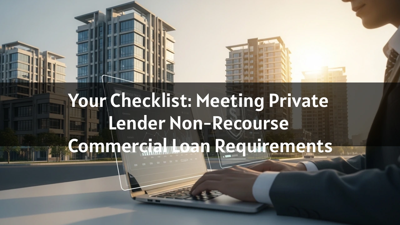 non recourse commercial loan requirements