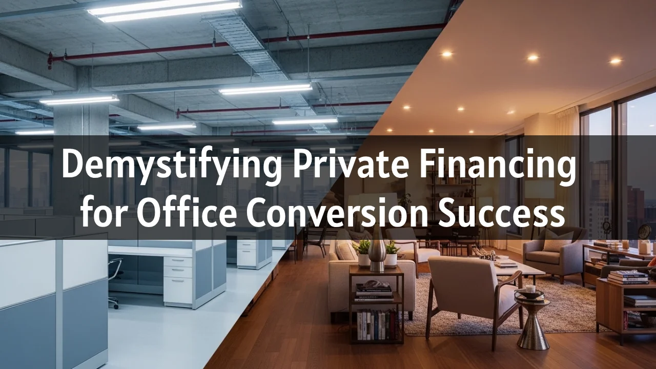 private financing for office building conversion